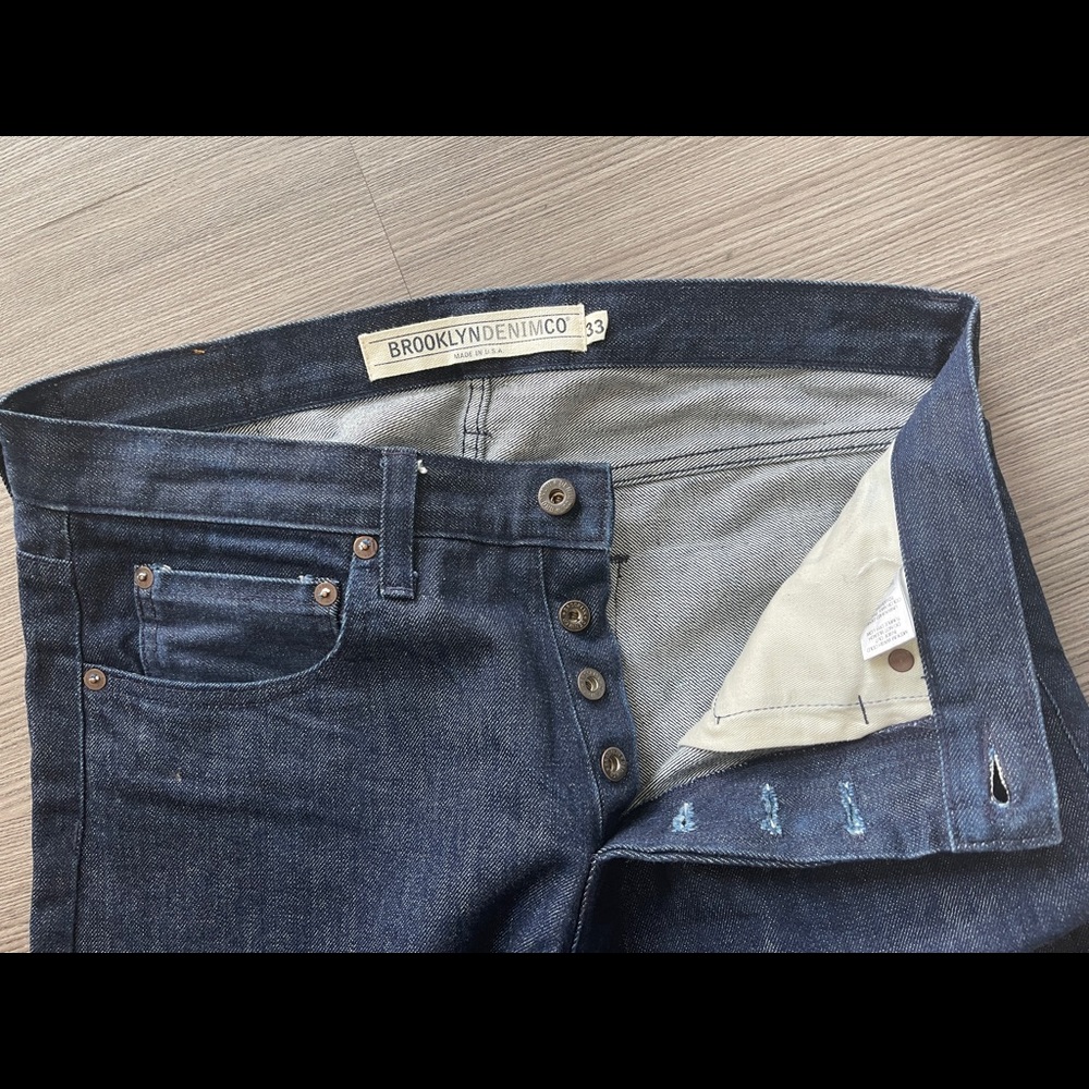 Indigo Brooklyn denim selvedge jeans (33)